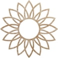 thumbnail image 1 of Ekena Millwork 18"OD x 6 1/4"ID x 1/4"T Daisy Wood Fretwork Pierced Ceiling Medallion, Red Oak, 1 of 3