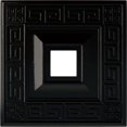 thumbnail image 1 of Ekena Millwork 18"W x 18"H x 3 1/2"ID x 1 1/8"P Eris Ceiling Medallion (Fits Canopies up to 9 7/8"), Hand-Painted Black Pearl, 1 of 5