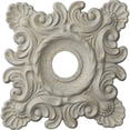 thumbnail image 1 of Ekena Millwork 18"W x 18"H x 3 1/4"ID x 1 1/2"P Crawley Ceiling Medallion (Fits Canopies up to 6 3/4"), Hand-Painted Pot of Cream Crackle, 1 of 5