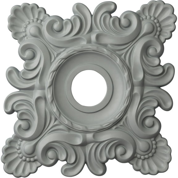 Ekena Millwork 18"W x 18"H x 3 1/4"ID x 1 1/2"P Crawley Ceiling Medallion (Fits Canopies up to 6 3/4")