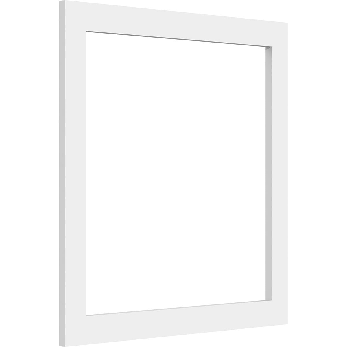 White PVC 18" x 18" Decorative Wall Panel
