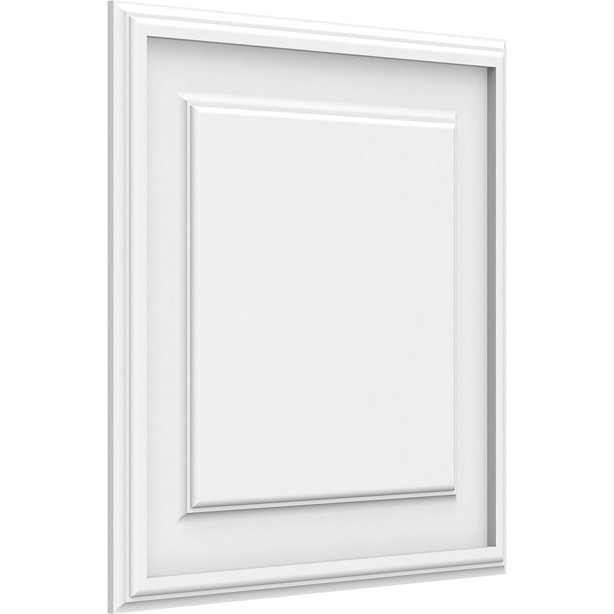 Legacy White PVC Raised Decorative Wall Panel 18" x 18"