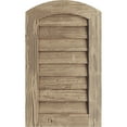 thumbnail image 1 of Ekena Millwork 18"W x 30"H Timberthane Sandblasted Arch Top Faux Wood Non-Functional Gable Vent, Primed Tan, 1 of 5