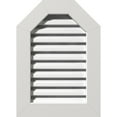 thumbnail image 1 of Ekena Millwork 18"W x 32"H Octagonal Top Gable Vent (23"W x 37"H Frame Size) Functional, PVC Gable Vent with 1" x 4" Flat Trim Frame, 1 of 14