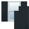 thumbnail image 1 of Ekena Millwork 18"W x 80"H True Fit PVC Single X-Board Farmhouse Fixed Mount Shutters, Starless Night Blue (Per Pair - Hardware Not Included), 1 of 8