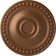 thumbnail image 1 of Ekena Millwork 19 1/8"OD x 1"P Foster Ceiling Medallion (Fits Canopies up to 5 5/8"), Hand-Painted Polished Copper, 1 of 8