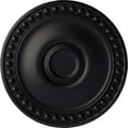 thumbnail image 1 of Ekena Millwork 19 1/8"OD x 1"P Foster Ceiling Medallion (Fits Canopies up to 5 5/8"), Hand-Painted Steel Gray, 1 of 8