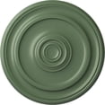 thumbnail image 1 of Ekena Millwork 19 3/4"OD x 1 1/2"P Kepler Traditional Ceiling Medallion (For Canopies up to 4 1/2"), Hand-Painted Athenian Green, 1 of 5