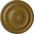 thumbnail image 1 of Ekena Millwork 19 3/4"OD x 1 1/2"P Kepler Traditional Ceiling Medallion (For Canopies up to 4 1/2"), Hand-Painted Gold, 1 of 5