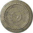 thumbnail image 1 of Ekena Millwork 19 5/8"OD x 1 1/2"P Alexandria Rope Ceiling Medallion (Fits Canopies up to 4 5/8"), Hand-Painted Castle Stone Crackle, 1 of 6