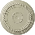 thumbnail image 1 of Ekena Millwork 19 5/8"OD x 1 1/2"P Alexandria Rope Ceiling Medallion (Fits Canopies up to 4 5/8"), Hand-Painted Clear Yellow, 1 of 6