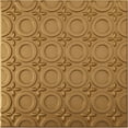 thumbnail image 1 of Ekena Millwork 19 5/8"W x 19 5/8"H Abstract EnduraWall Decorative 3D Wall Panel, Bright Coat Gold (12-Pack for 32.04 Sq. Ft.), 1 of 6