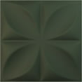 thumbnail image 1 of Ekena Millwork 19 5/8"W x 19 5/8"H Alexa EnduraWall Decorative 3D Wall Panel, UltraCover Satin Hunt Club Green (Covers 2.67 Sq. Ft.), 1 of 6