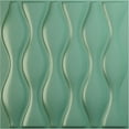 thumbnail image 1 of Ekena Millwork 19 5/8"W x 19 5/8"H Ariel EnduraWall Decorative 3D Wall Panel, Universal Pearl Metallic Sea Mist (12-Pack for 32.04 Sq. Ft.), 1 of 6