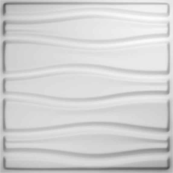Ekena Millwork 19 5/8"W x 19 5/8"H Arlington EnduraWall Decorative 3D Wall Panel (20-Pack for 53.49 Sq. Ft.)