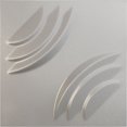 thumbnail image 1 of Ekena Millwork 19 5/8"W x 19 5/8"H Artisan EnduraWall Decorative 3D Wall Panel, Textured Metallic Silver (Covers 2.67 Sq. Ft.), 1 of 5
