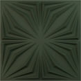 thumbnail image 1 of Ekena Millwork 19 5/8"W x 19 5/8"H Asher EnduraWall Decorative 3D Wall Panel, UltraCover Satin Hunt Club Green (12-Pack for 32.04 Sq. Ft.), 1 of 6