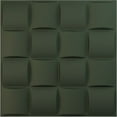 thumbnail image 1 of Ekena Millwork 19 5/8"W x 19 5/8"H Baile EnduraWall Decorative 3D Wall Panel, UltraCover Satin Hunt Club Green (12-Pack for 32.04 Sq. Ft.), 1 of 6