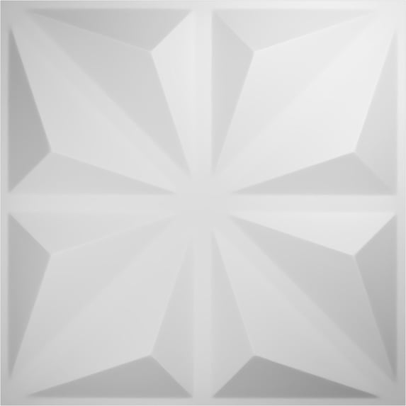 Ekena Millwork 19 5/8"W x 19 5/8"H Bailey EnduraWall Decorative 3D Wall Panel (12-Pack for 32.1 Sq. Ft.)