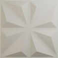 thumbnail image 1 of Ekena Millwork 19 5/8"W x 19 5/8"H Bailey EnduraWall Decorative 3D Wall Panel, UltraCover Satin Blossom White (12-Pack for 32.04 Sq. Ft.), 1 of 6