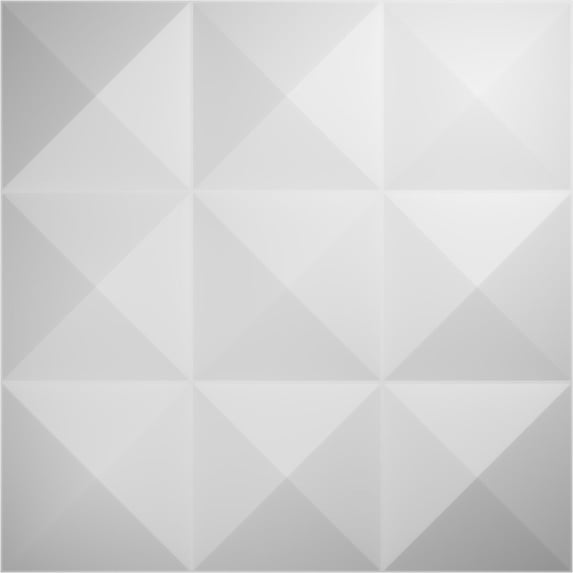 Ekena Millwork 19 5/8"W x 19 5/8"H Benson EnduraWall Decorative 3D Wall Panel (10-Pack for 26.75 Sq. Ft.)