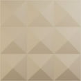 thumbnail image 1 of Ekena Millwork 19 5/8"W x 19 5/8"H Benson EnduraWall Decorative 3D Wall Panel, UltraCover Satin Smokey Beige (Covers 2.67 Sq. Ft.), 1 of 6