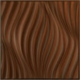 thumbnail image 1 of Ekena Millwork 19 5/8"W x 19 5/8"H Billow EnduraWall Decorative 3D Wall Panel, Universal Aged Metallic Rust (12-Pack for 32.04 Sq. Ft.), 1 of 6