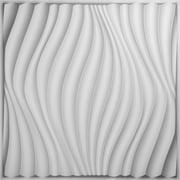 Ekena Millwork 19 5/8"W x 19 5/8"H Billow EnduraWall Decorative 3D Wall Panel