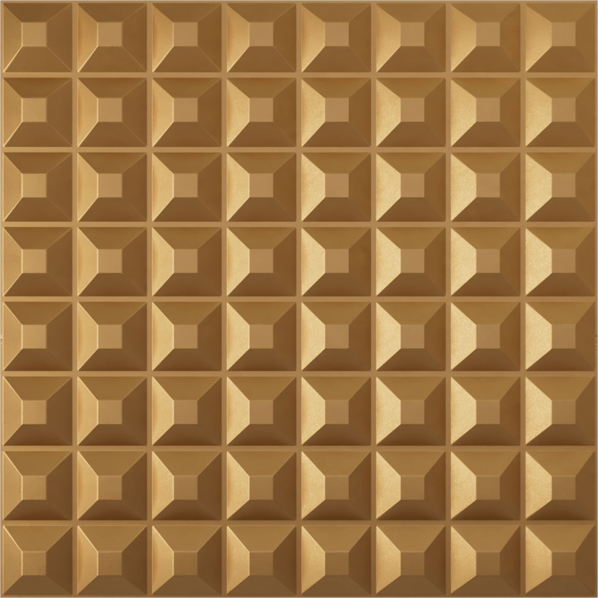 Bradford Bright Coat Gold Textured 3D PVC Wall Panel