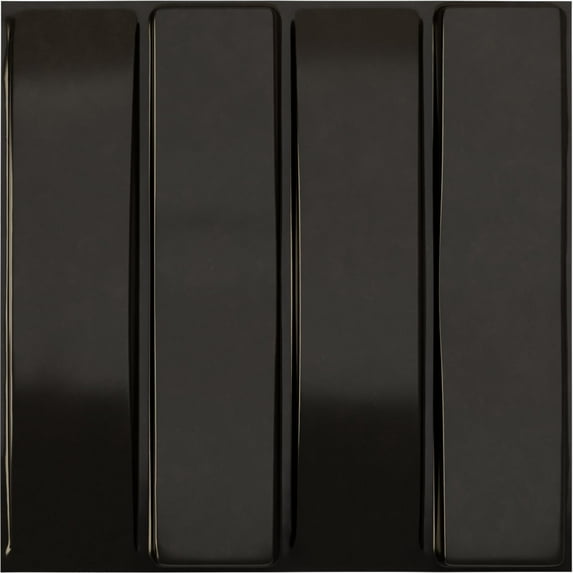 Ekena Millwork 19 5/8"W x 19 5/8"H Caputo EnduraWall Decorative 3D Wall Panel, Universal Metallic Carbon Mist (12-Pack for 32.04 Sq. Ft.)