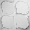 thumbnail image 1 of Ekena Millwork 19 5/8"W x 19 5/8"H Clover EnduraWall Decorative 3D Wall Panel, White, (10-Pack for 26.75 Sq. Ft.), 1 of 12