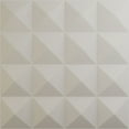 thumbnail image 1 of Ekena Millwork 19 5/8"W x 19 5/8"H Cornelia EnduraWall Decorative 3D Wall Panel, UltraCover Satin Blossom White (Covers 2.67 Sq. Ft.), 1 of 6