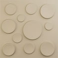 thumbnail image 1 of Ekena Millwork 19 5/8"W x 19 5/8"H Cosmo EnduraWall Decorative 3D Wall Panel, UltraCover Satin Smokey Beige (Covers 2.67 Sq. Ft.), 1 of 6