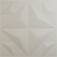 thumbnail image 1 of Ekena Millwork 19 5/8"W x 19 5/8"H Crystal EnduraWall Decorative 3D Wall Panel, UltraCover Satin Blossom White (Covers 2.67 Sq. Ft.), 1 of 6