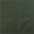 thumbnail image 1 of Ekena Millwork 19 5/8"W x 19 5/8"H Crystal EnduraWall Decorative 3D Wall Panel, UltraCover Satin Hunt Club Green (Covers 2.67 Sq. Ft.), 1 of 6
