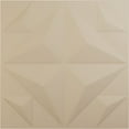 thumbnail image 1 of Ekena Millwork 19 5/8"W x 19 5/8"H Crystal EnduraWall Decorative 3D Wall Panel, UltraCover Satin Smokey Beige (12-Pack for 32.04 Sq. Ft.), 1 of 6