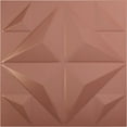 thumbnail image 1 of Ekena Millwork 19 5/8"W x 19 5/8"H Crystal EnduraWall Decorative 3D Wall Panel, Universal Pearl Metallic Champagne Pink (12-Pack for 32.04 Sq. Ft.), 1 of 6