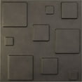 thumbnail image 1 of Ekena Millwork 19 5/8"W x 19 5/8"H Devon EnduraWall Decorative 3D Wall Panel, Universal Aged Metallic Weathered Steel (Covers 2.67 Sq. Ft.), 1 of 6