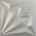 thumbnail image 1 of Ekena Millwork 19 5/8"W x 19 5/8"H Diamond EnduraWall Decorative 3D Wall Panel, Textured Metallic Silver (Covers 2.67 Sq. Ft.), 1 of 6