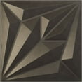 thumbnail image 1 of Ekena Millwork 19 5/8"W x 19 5/8"H Diamond EnduraWall Decorative 3D Wall Panel, Universal Aged Metallic Weathered Steel (12-Pack for 32.04 Sq. Ft.), 1 of 6