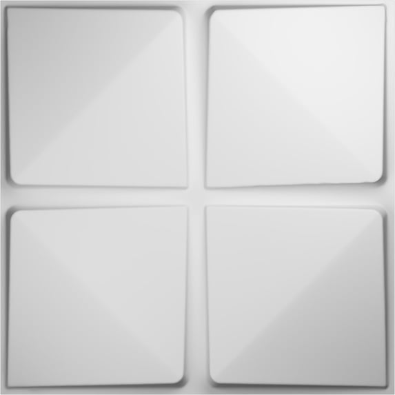 Ekena Millwork 19 5/8"W x 19 5/8"H Edinburgh EnduraWall Decorative 3D Wall Panel (12-Pack for 32.1 Sq. Ft.)