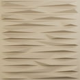 thumbnail image 1 of Ekena Millwork 19 5/8"W x 19 5/8"H Enterprise EnduraWall Decorative 3D Wall Panel, UltraCover Satin Smokey Beige (12-Pack for 32.04 Sq. Ft.), 1 of 6