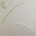 thumbnail image 1 of Ekena Millwork 19 5/8"W x 19 5/8"H Ezra EnduraWall Decorative 3D Wall Panel, UltraCover Satin Blossom White (Covers 2.67 Sq. Ft.), 1 of 6