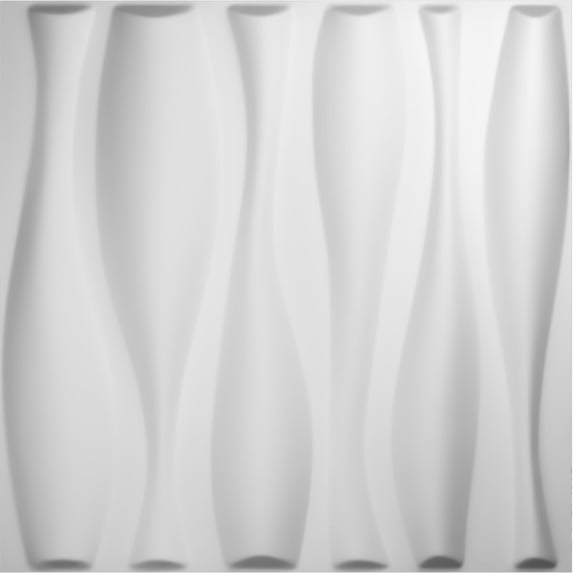 Ekena Millwork 19 5/8"W x 19 5/8"H Fairfax EnduraWall Decorative 3D Wall Panel (20-Pack for 53.49 Sq. Ft.)