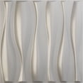 thumbnail image 1 of Ekena Millwork 19 5/8"W x 19 5/8"H Fairfax EnduraWall Decorative 3D Wall Panel, Textured Metallic Silver (Covers 2.67 Sq. Ft.), 1 of 5