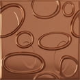 thumbnail image 1 of Ekena Millwork 19 5/8"W x 19 5/8"H Felix EnduraWall Decorative 3D Wall Panel, Bright Coat Copper (12-Pack for 32.04 Sq. Ft.), 1 of 6