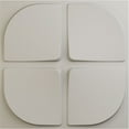 thumbnail image 1 of Ekena Millwork 19 5/8"W x 19 5/8"H Franklin EnduraWall Decorative 3D Wall Panel, UltraCover Satin Blossom White (12-Pack for 32.04 Sq. Ft.), 1 of 6