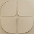 thumbnail image 1 of Ekena Millwork 19 5/8"W x 19 5/8"H Franklin EnduraWall Decorative 3D Wall Panel, UltraCover Satin Smokey Beige (12-Pack for 32.04 Sq. Ft.), 1 of 6