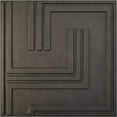 thumbnail image 1 of Ekena Millwork 19 5/8"W x 19 5/8"H Geometric EnduraWall Decorative 3D Wall Panel, Universal Aged Metallic Weathered Steel (12-Pack for 32.04 Sq. Ft.), 1 of 6