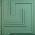 thumbnail image 1 of Ekena Millwork 19 5/8"W x 19 5/8"H Geometric EnduraWall Decorative 3D Wall Panel, Universal Pearl Metallic Sea Mist (12-Pack for 32.04 Sq. Ft.), 1 of 6